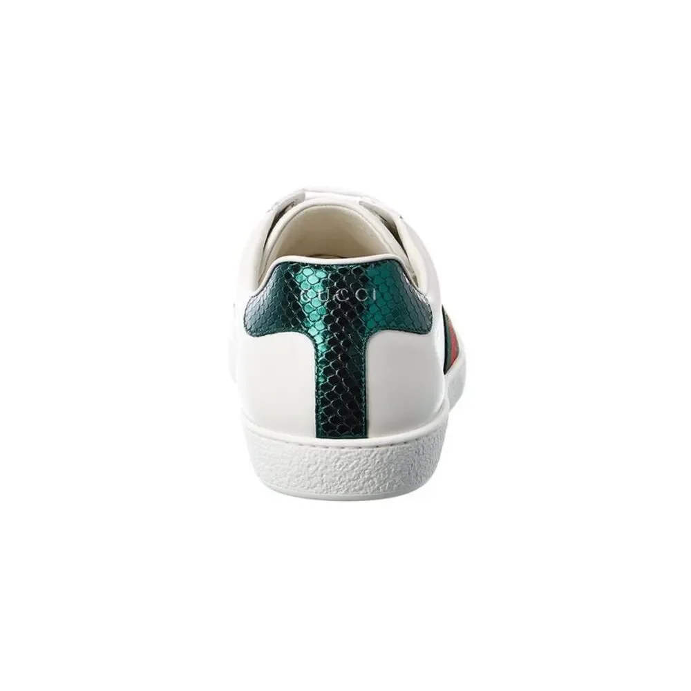 Gucci Ace Embroidered Bee Leather Sneaker